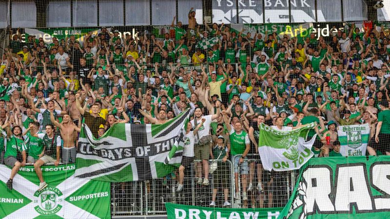 Gallery: Hibs Fans In Herning