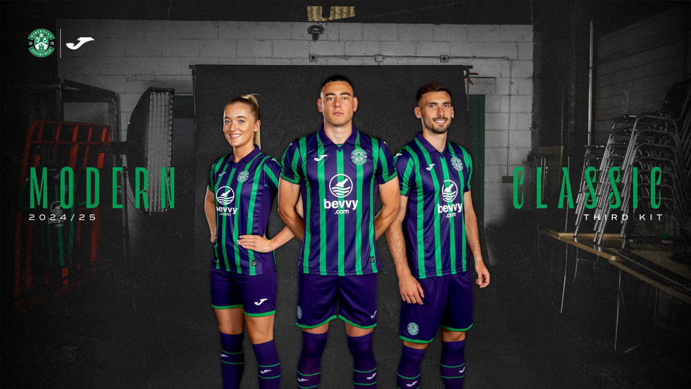 Hibernian FC Hibs Reveal 2024/25 Third Kit!