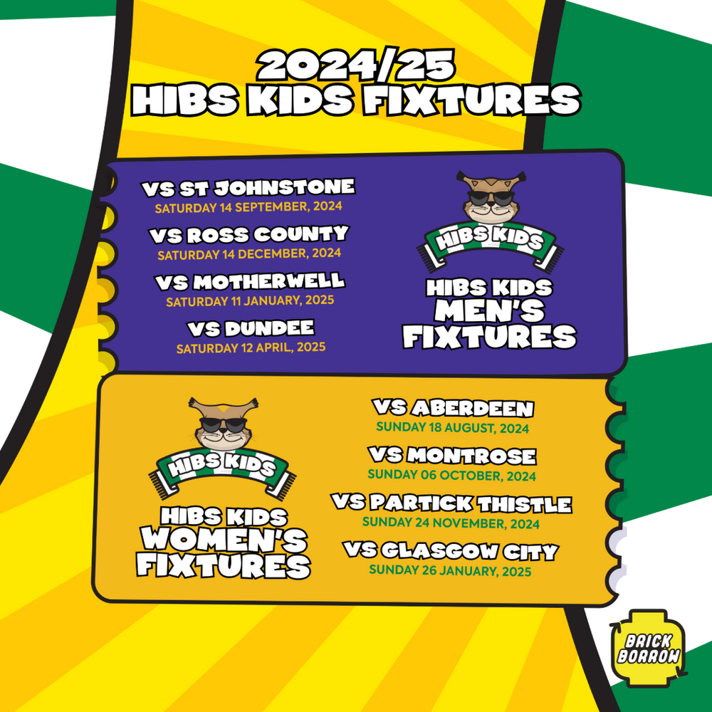 2024/25 Hibs Kids Fixtures 2024/25 Hibs Kids Fixtures