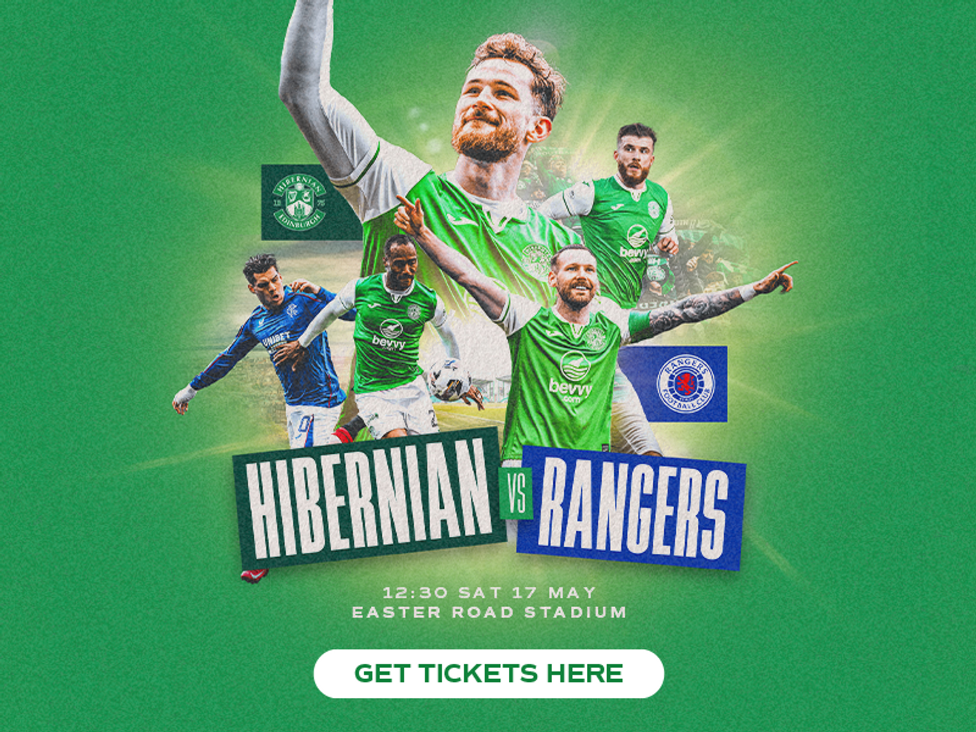 Get your ticket for Hibs vs Rangers today!