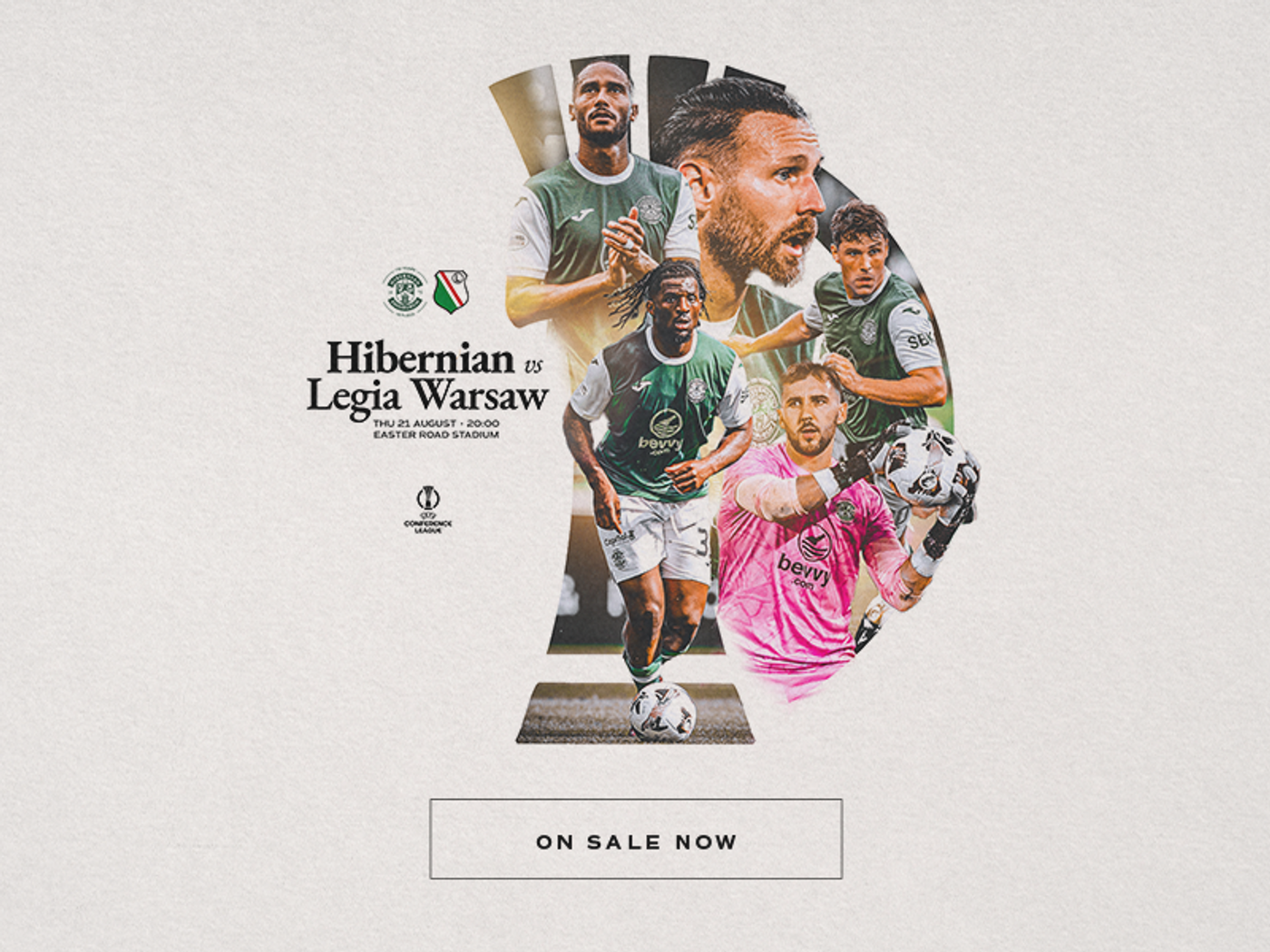 Legia Warsaw (H) tickets now on general sale.